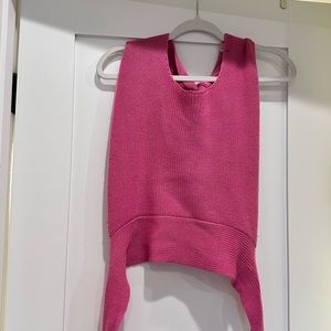 Free people orchid convertible open back sweater tank